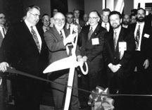 IPC Printed Circuits Expo opens to rousing reviews. From left to right: Jerry Siegmund, Siegmund & Assoc., Peter Sarmanian, Printed Circuit Corp., Sam Altschuler, Altron Incorporated, and Dan Feinberg, Morton Electronic Materials. Click the picture for a larger image.