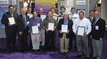 Participants in the 2003 IPC Printed Circuits Expo Innovative Technology Showcase