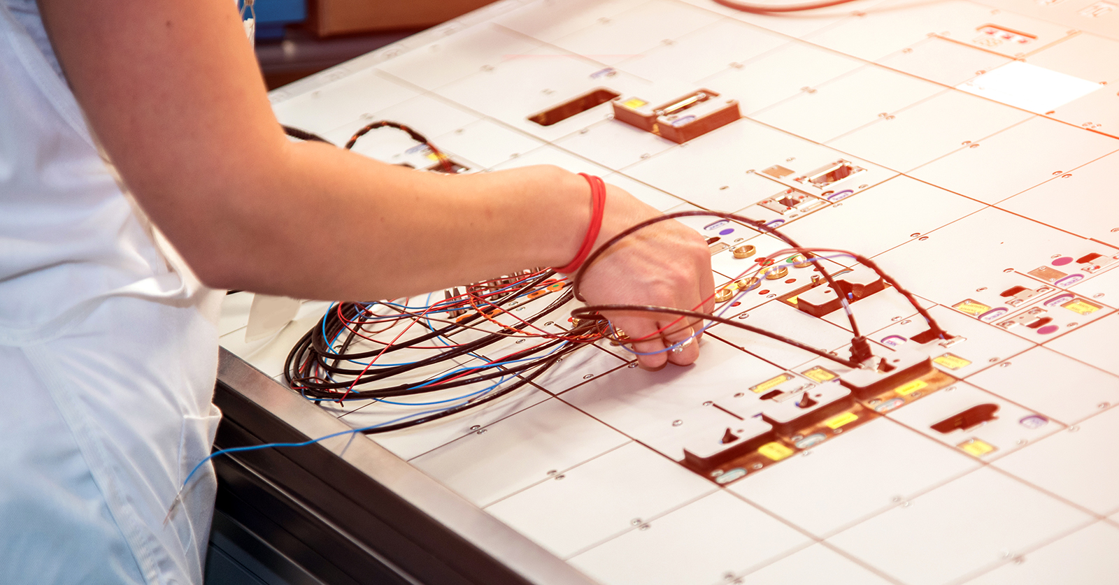 wire harness assembly on board