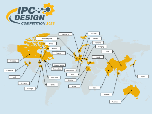 PCB Design Competition Competitor Map