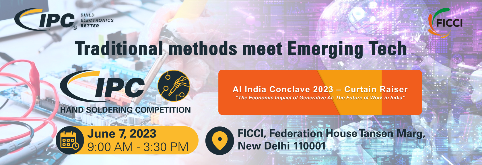 Web banner IPC HSC with AI conclave in FICCI june 7